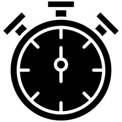 Poster - Timer vector icon. Can be used for Rugby iconset.