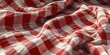 © Alexandr - Red and White Checkered Cloth Close-Up