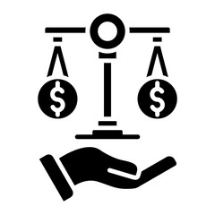 Poster - Equity Financing vector icon. Can be used for Credit And Loan iconset.