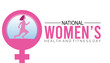© Rabin - National women’s health and fitness day is observed every year on September.banner design template Vector illustration background design.