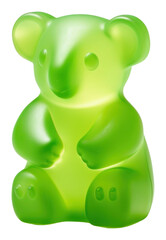 Canvas Print - PNG Koala green candy toy.