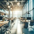 © mahmod - Blurred office interior space background. Working space with defocused effect. Business concept