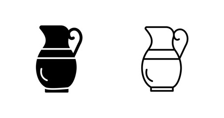 Sticker - Jug Vector Icon