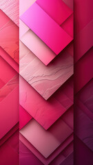 Wall Mural - Pink Geometric Shapes on Background