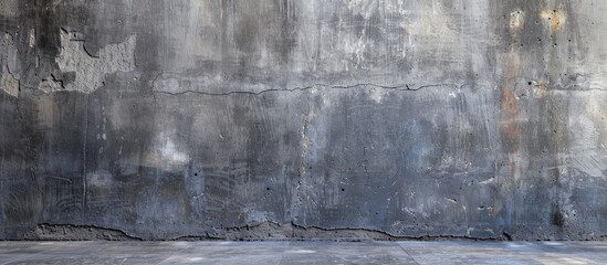 Aufkleber - Brush textured cement wall serving as a backdrop with copy space image.