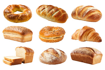 Sticker - Bakery bread png cut out set