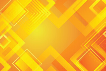 Poster - Abstract orange background geometric. Orange abstract modern background design