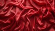 © PD - Red silk material texture, colored print texture, texture for clothing materials