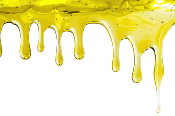 Poster - PNG Golden liquid dripping background