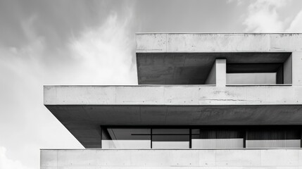 Poster - Minimalist Concrete Architecture