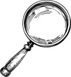 © Larisa - Magnifying glass drawing clipart design illustration