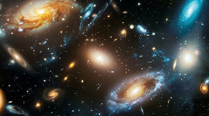 Canvas Print - Space telescopes capture stunning images of distant galaxies, expanding our understanding of the universe.