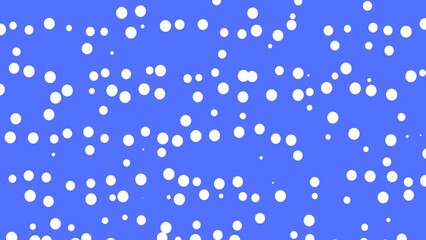Poster - Animation of circles pattern on blue background 