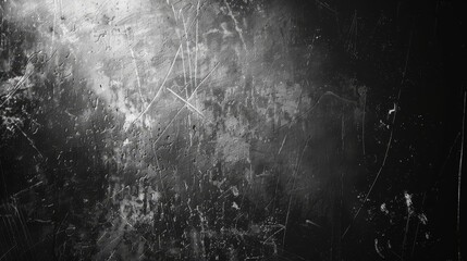 Wall Mural - Vintage effect grunge overlay dirt scratches looped animation black and white screen mode.