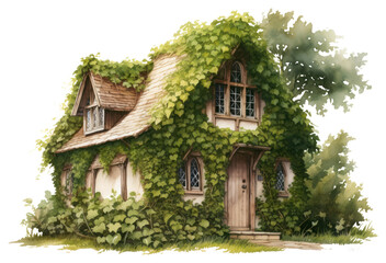 Canvas Print - PNG Architecture building cottage house.