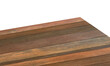 © pornchai - View of wood or wooden table top corner Isolated on white background