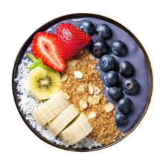 Poster - PNG  Acai bowl food breakfast smoothie.