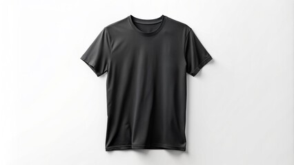 black T-shirt mockup