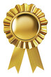 © Rawpixel.com - PNG  Golden award ribbon with rosette