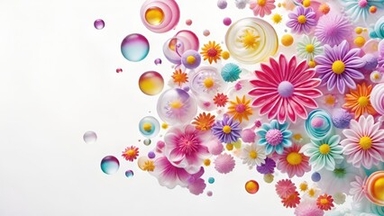 Wall Mural - Vibrant Floral Abstracts