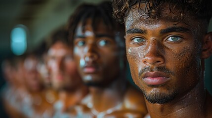 Poster - A motivating photo essay that follows the journey of a group of gym buddies as they train together