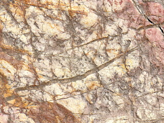 Poster - Texture of yellow stones as a background. Stone texture