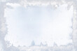 © Rawpixel.com - PNG Icy frost crystal border backgrounds light reflection