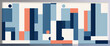 © DIVGRADCURL - illustrazione con elementi geometrici a tema minimalista astratto contemporaneo
