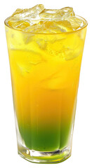 Sticker - PNG Refreshing tropical layered iced drink