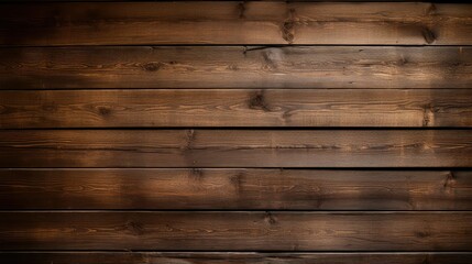 Canvas Print - brown dark wood horizontal