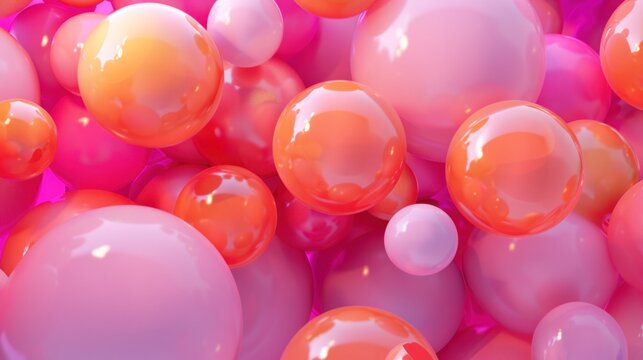 Abstract background made of multicolored pinks and peaches.