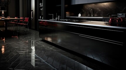 Wall Mural - flooring dark diamond plate