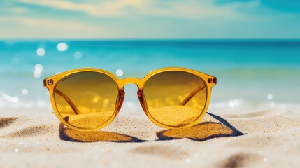 ocean yellow glasses