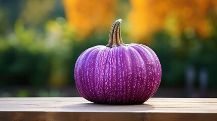 Wall Mural - photo purple pumpkin