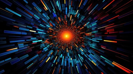 Aufkleber - computer technology abstract background