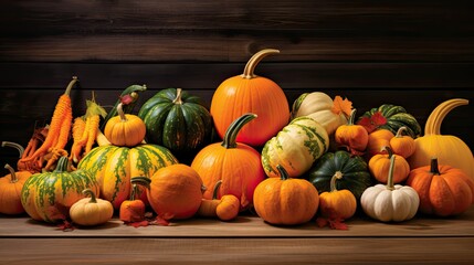 Poster - harvest gourd pumpkin background