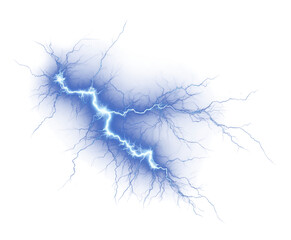 Sticker - PNG Lightning thunderstorm nature black background.