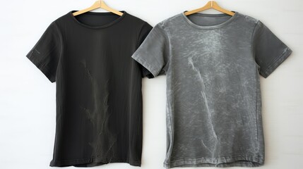 Sticker - distressed dark gray tshirt