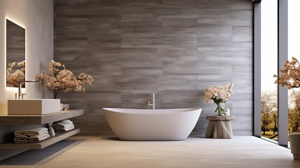 Wall Mural - bath interior design room