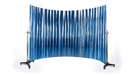Aufkleber - Thin and translucent material artfully arranged to create a textured and dimensional barrier adding depth to a room.