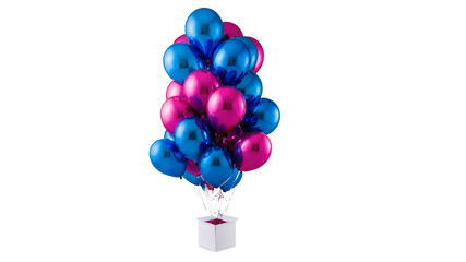 Aufkleber - Each box features a vibrant balloon design and a shiny metallic finish making them perfect for a celebratory event.