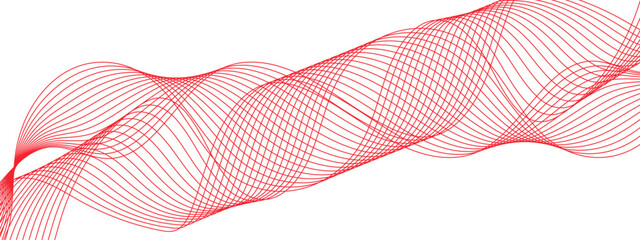 Poster - Abstract colorful modern Curved wavy lines tech futuristic motion background. Colorful glowing frequency sound wave technology. Business curve lines in transparent background.