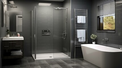 tile grey design