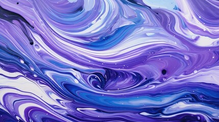 Wall Mural - bold psychedelic purple