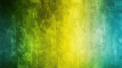 Poster - Abstract colorful gradient background with green, yellow, and blue hues, perfect for design projects, presentations, and creative uses.