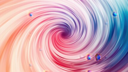 Poster - Vivid abstract background featuring a colorful swirl of pink, blue, and white, creating a dynamic and vibrant visual effect.