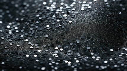 Poster - shine dark gray glitter background