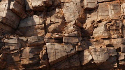 Wall Mural - setting brown stone texture