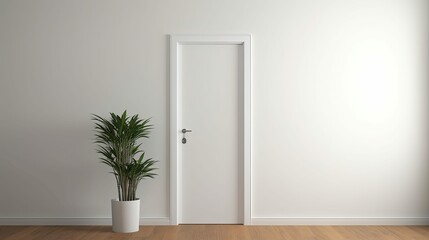 Sticker - minimalist modern home interior door