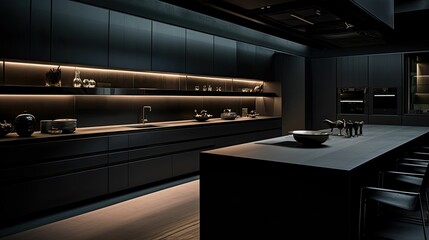 Sticker - matte kitchen dark